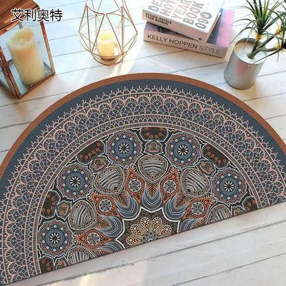 Skanto | Bohemian Non-Slip Half-Moon Doormat