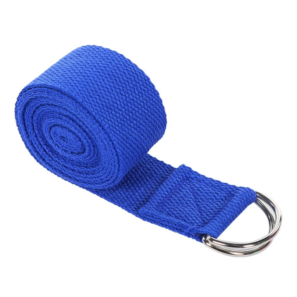 BowLift | Premium Cotton Yoga Strap with Adjustable D Ring Buckle for Stretching and Pilates