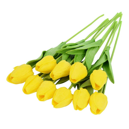Skanto | Artificial Tulip Bouquet, Decoration (10 Pieces)