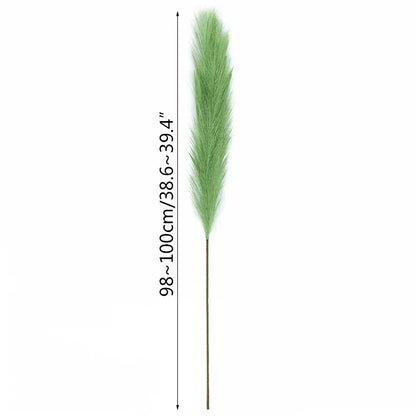 BowLift | 5 pieces 100 cm Artificial Pampas Grass Dried Flower Bouquet Wedding Party Decoration Home Room DIY Artificial Plants Decoration Supplies