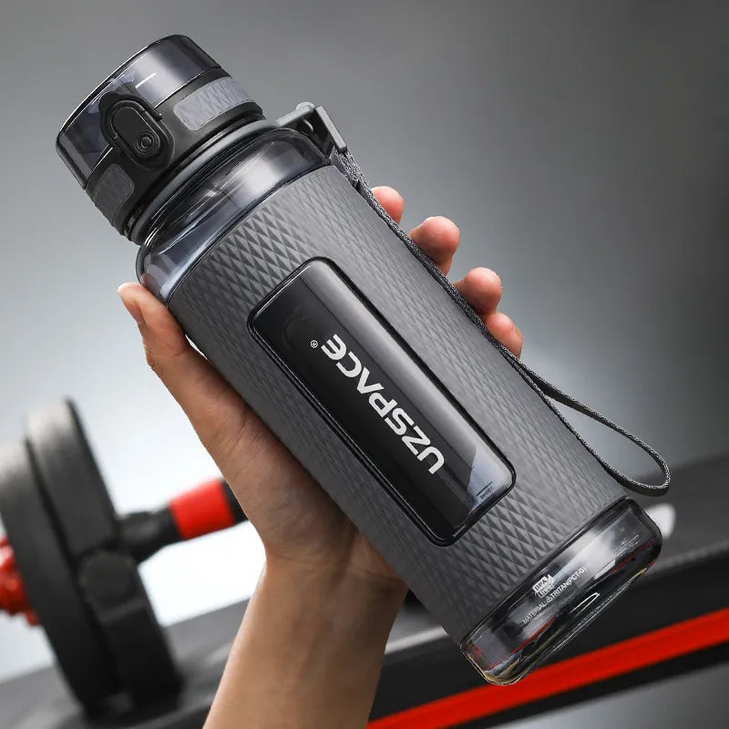 UZSPACE Sport Water Bottles, BPA-Free, Portable, Shockproof, Leakproof, Large Capacity, Gym Water Jug, Tritan Plastic Drinkware