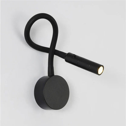 Karnz | Modern Flexible LED Reading Wall Lamp with Switch for Bedroom and Study - 1W/3W