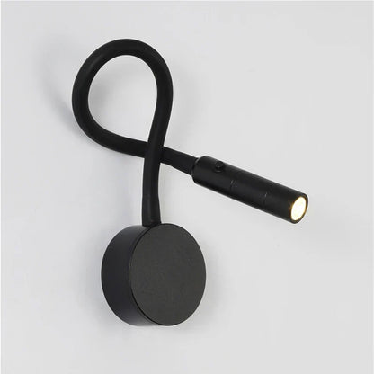 Skanto | Modern Flexible LED Reading Lamp with Switch for Bedroom and Study - 1W/3W