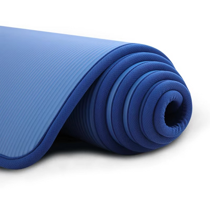BowLift | Extra Thick 0.39inch Non-Slip Exercise and Yoga Mat with Carry Band