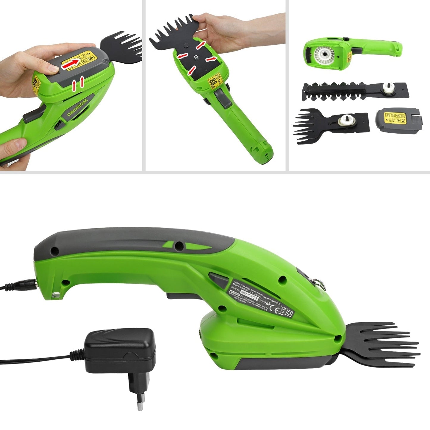 BowLift | WorkPro Electric Hedge Trimmer | Efficient & Fast Pruning and Trimming!