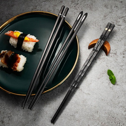 Skanto | DineLux – Luxurious Chopstick Set with Refined Designs (5 Pairs)