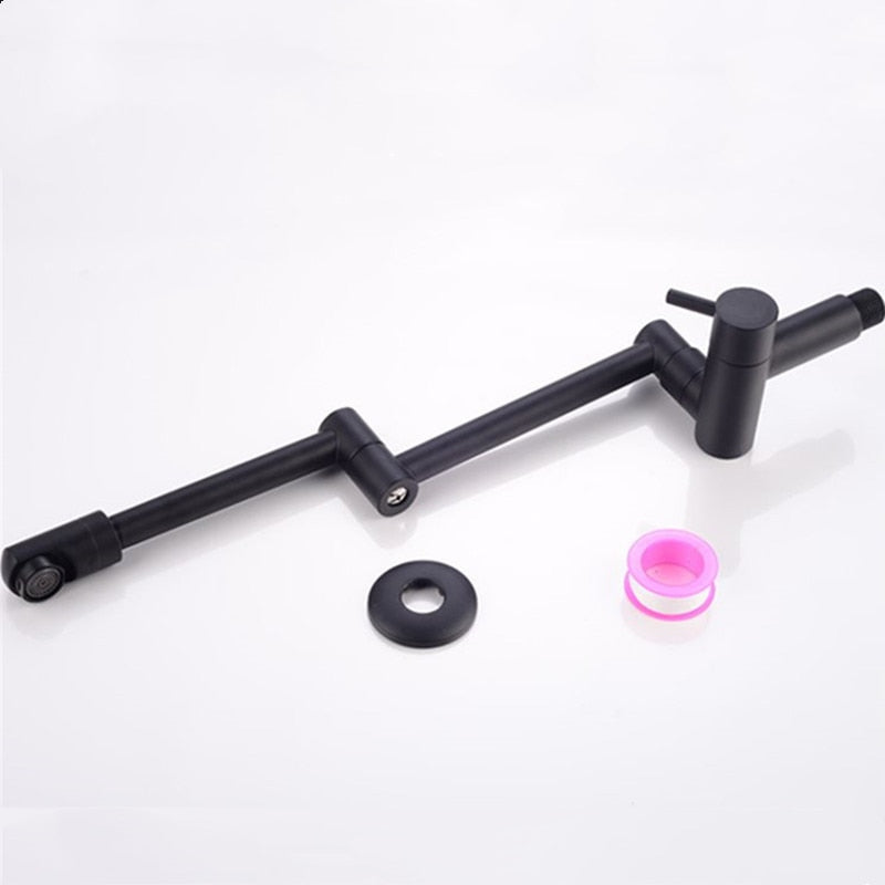 Skanto | Wall-Mounted Foldable Chrome Pot Filler Faucet