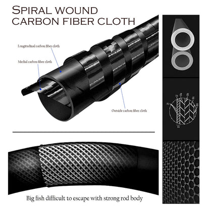 BowLift | Ultra-Light Telescopic Carbon Fiber Fishing Rod