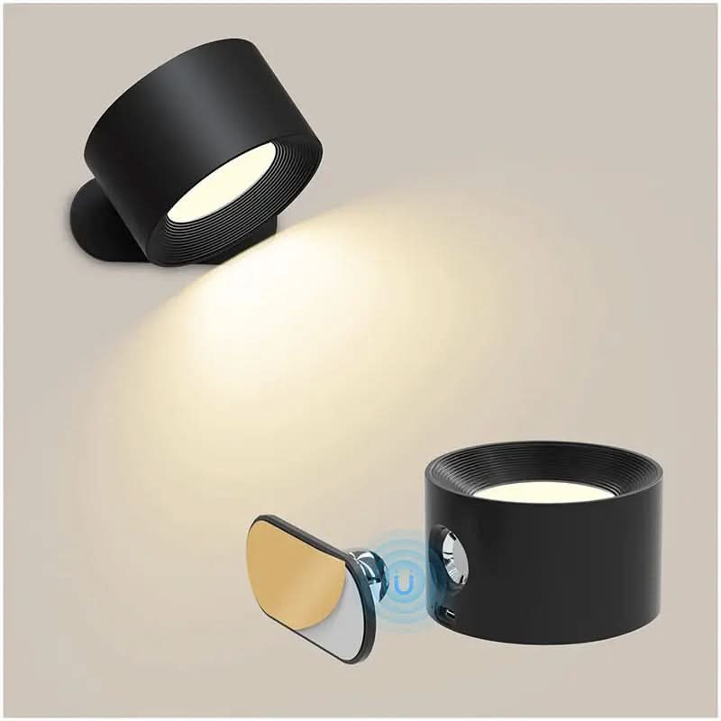 Skanto | 360° Wall Lamp – Wireless, USB Rechargeable & 3 Light Levels for Flexible Lighting