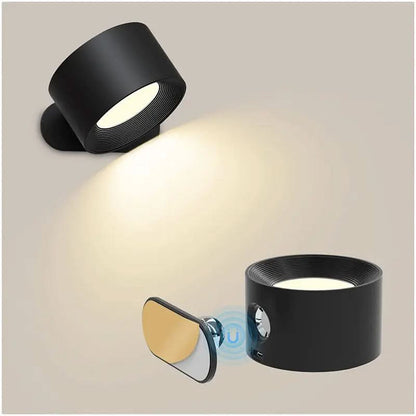 BowLift | 360° Wall Lamp – Wireless, USB rechargeable & 3 brightness levels for flexible lighting
