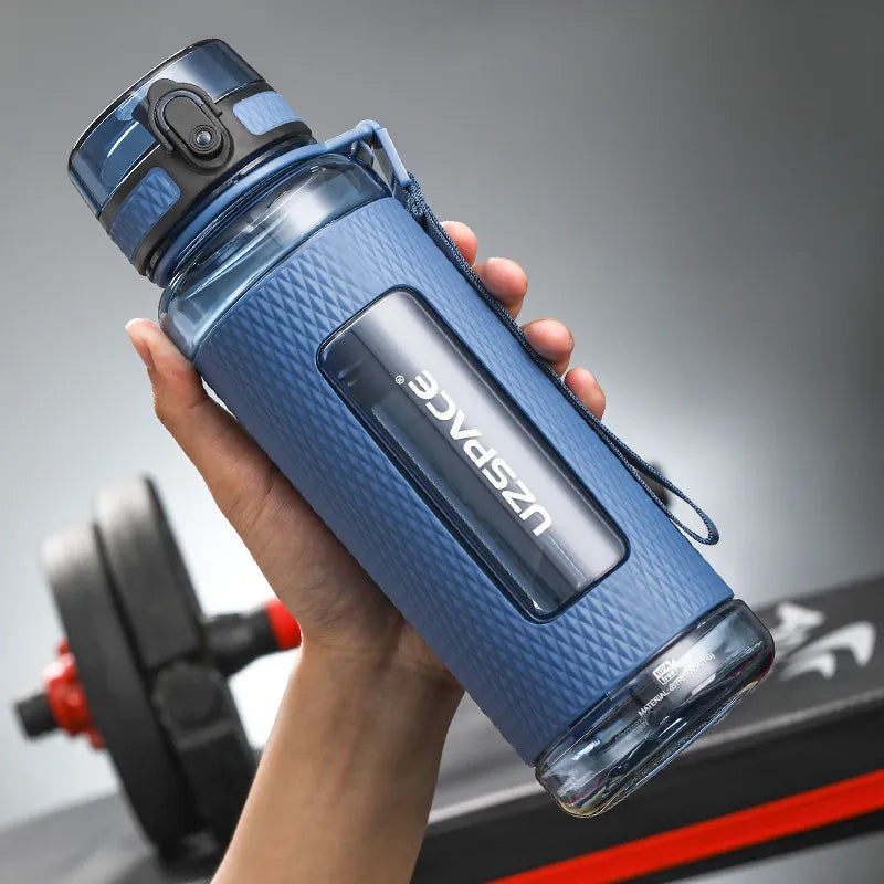 UZSPACE Sport Water Bottles, BPA-Free, Portable, Shockproof, Leakproof, Large Capacity, Gym Water Jug, Tritan Plastic Drinkware