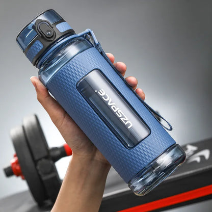 UZSPACE Sport Water Bottles, BPA-Free, Portable, Shockproof, Leakproof, Large Capacity, Gym Water Jug, Tritan Plastic Drinkware