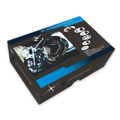 Skanto | Waterproof Bluetooth Motorcycle Intercom with FM and 1000M Range – RoadLink