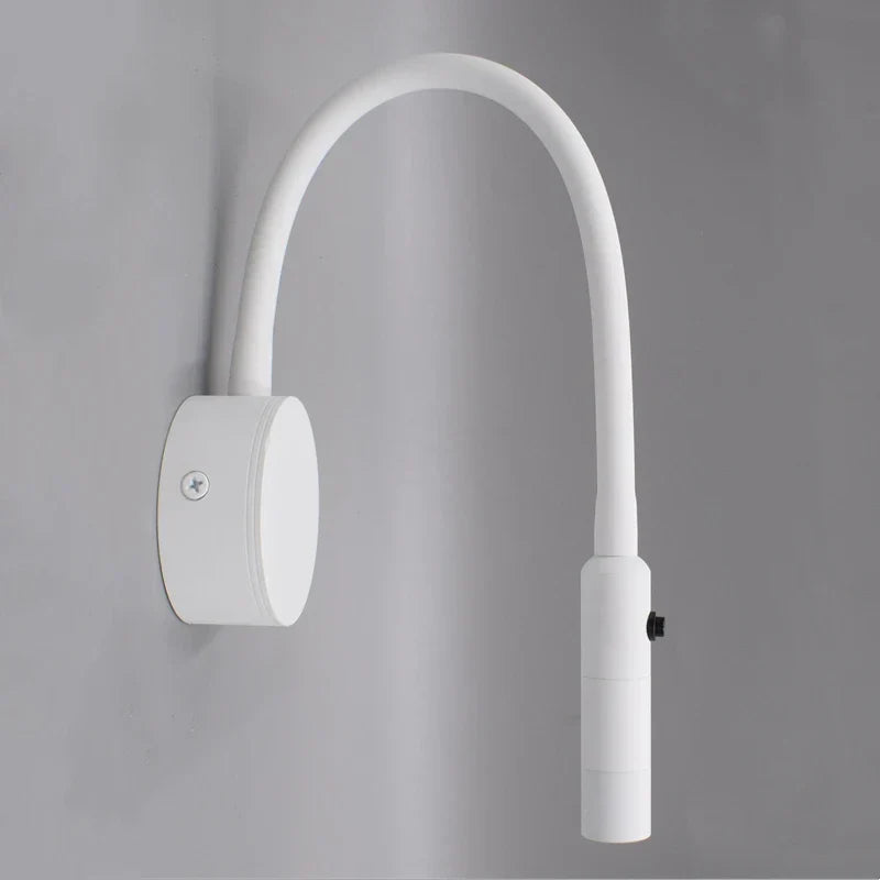 Karnz | Modern Flexible LED Reading Wall Lamp with Switch for Bedroom and Study - 1W/3W