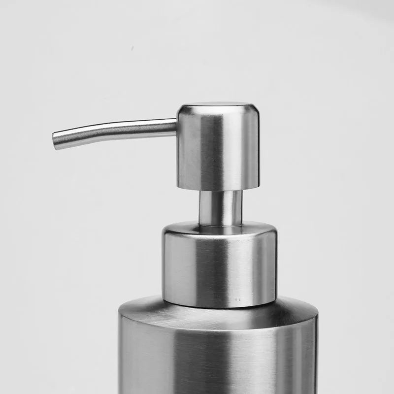 Skanto | Stainless Steel Liquid Soap Dispenser - Lotion Pump for Hand Soap in Kitchen & Bathroom, 250ml/350ml/550ml