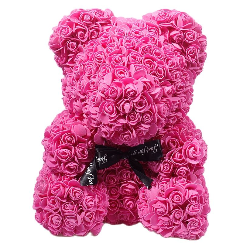 BowLift | Artificial Rose Flowers Teddy Bear