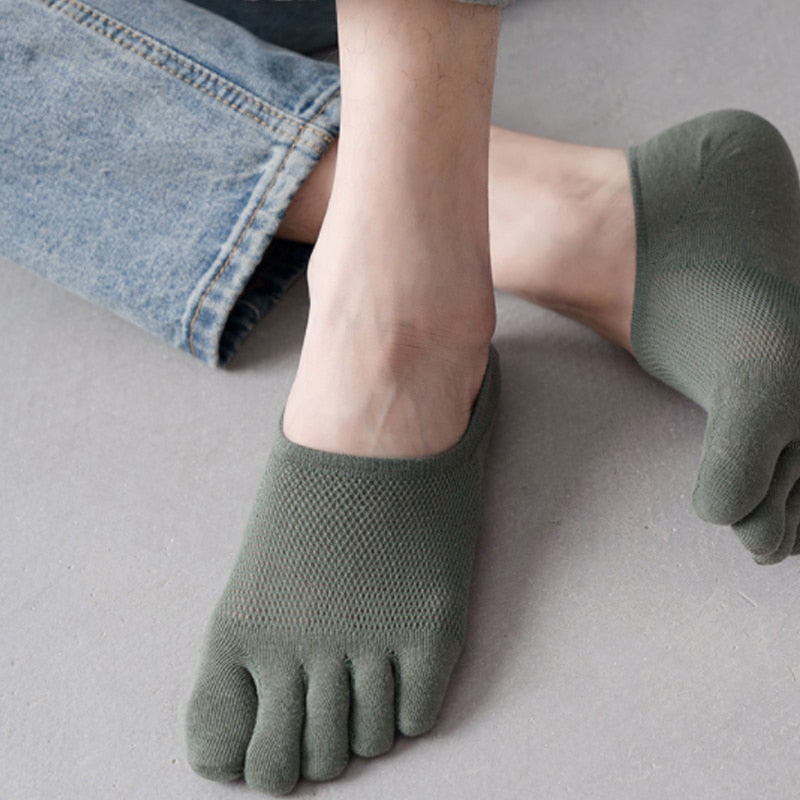 BowLift | Breathable Cotton Toe Socks