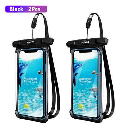 BowLift | Waterproof Smartphone Case DryVault | Full View Design | Side Accessible | With Carrying Strap