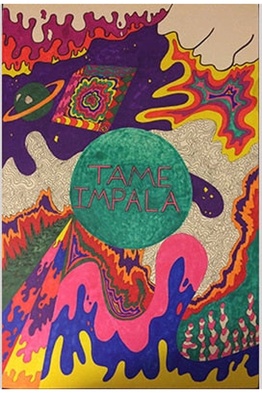 Impala Psychedelic Poster | Bowlift