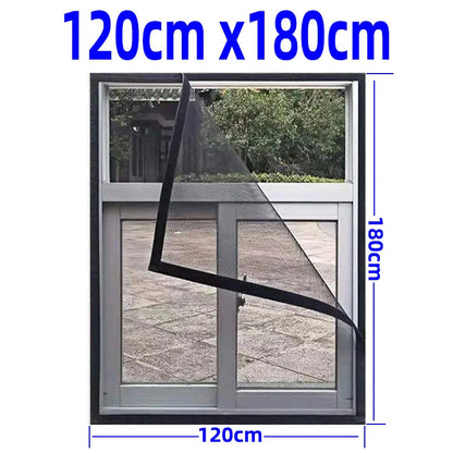 Adjustable invisible washable window net against mosquitoes | Brehn