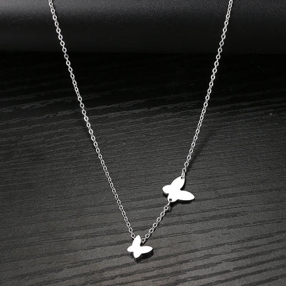 Skanto | Dainty Fluttering Butterfly Necklace