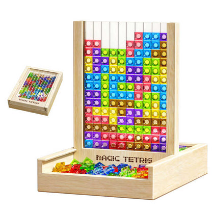 BowLift | Magical Tetris Game Made of Wood (Standard Model)