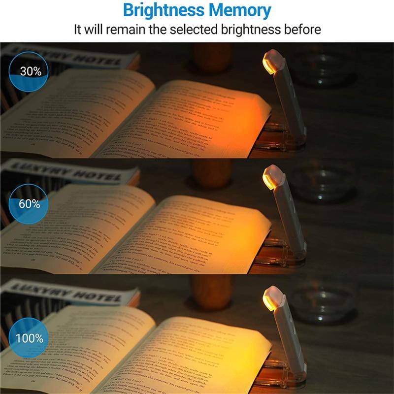 USB-rechargeable LED reading lamp