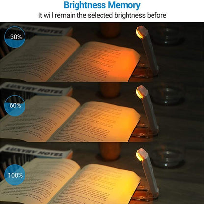 USB-rechargeable LED reading lamp