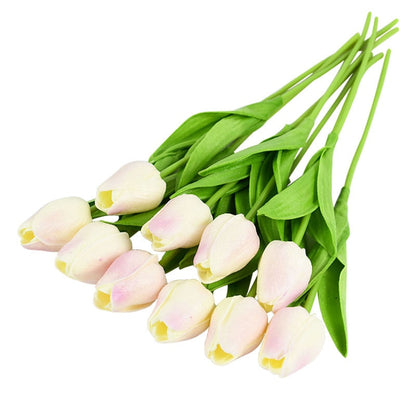 Skanto | Artificial Tulip Bouquet, Decoration (10 Pieces)