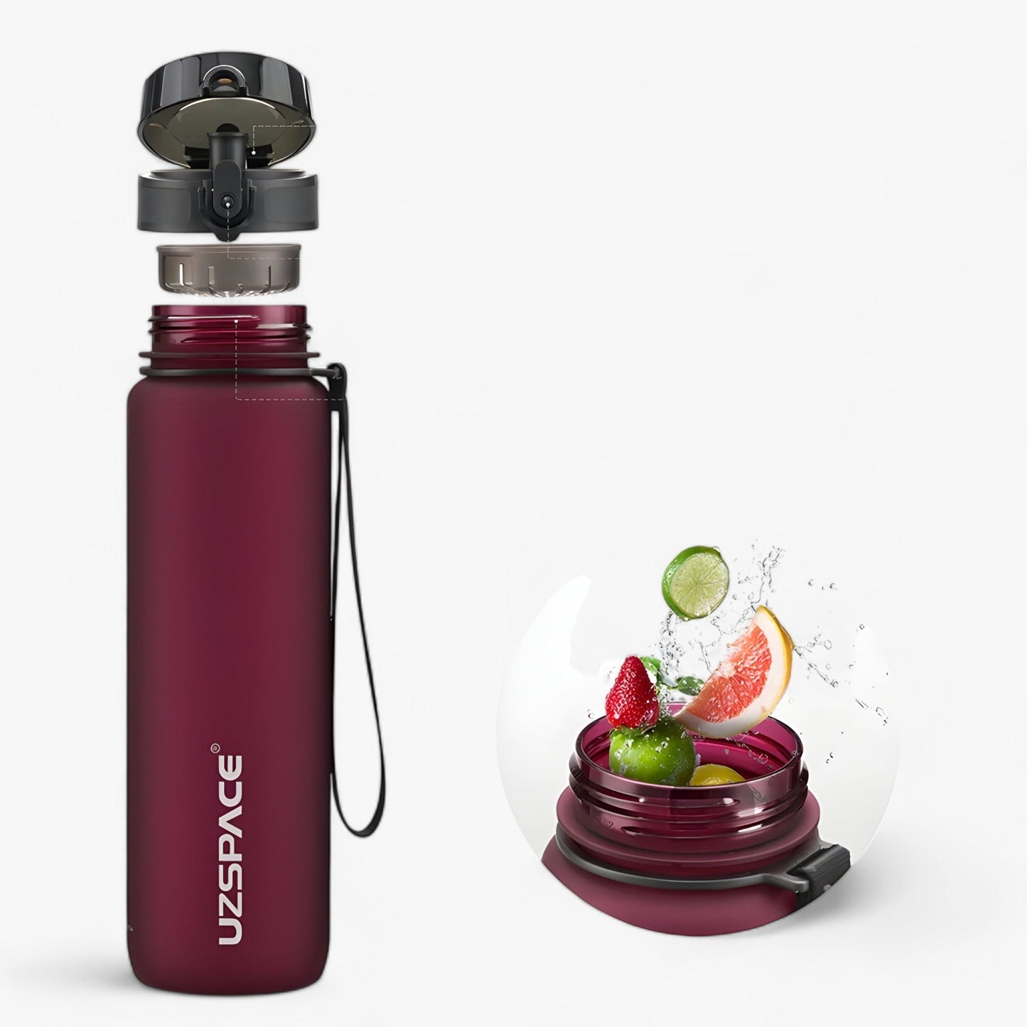 Skanto | HydraShake | Sport Shaker Bottle - BPA-Free and Leak-Proof