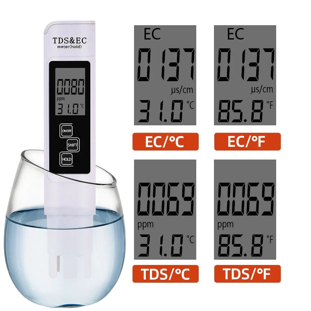 BowLift | PH & ES Digital Water Quality Tester