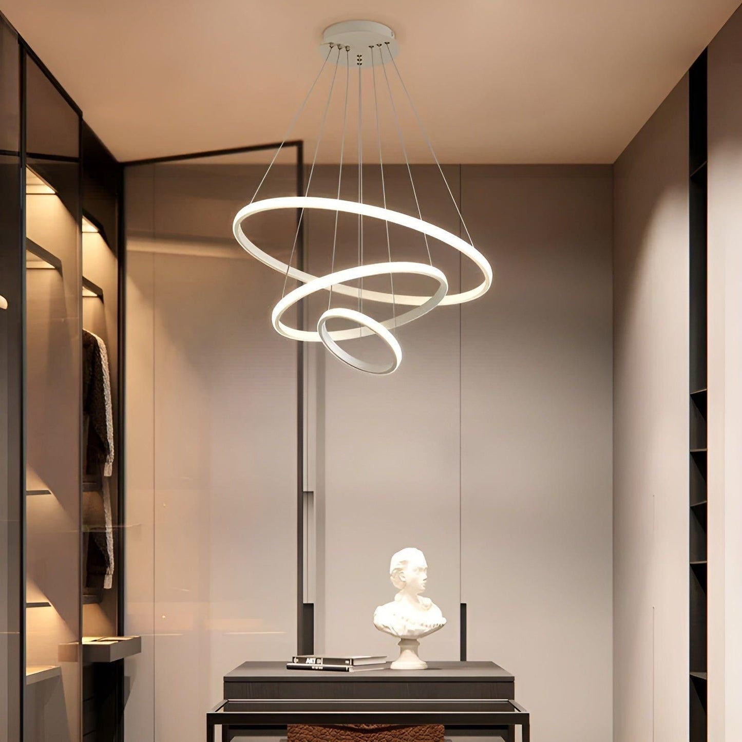 LED pendant light with ball design – Modern and Elegant | Ideal for living room or dining room | Bowlift