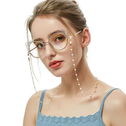 Skanto Pearl Sunglass Chain Glasses Holder