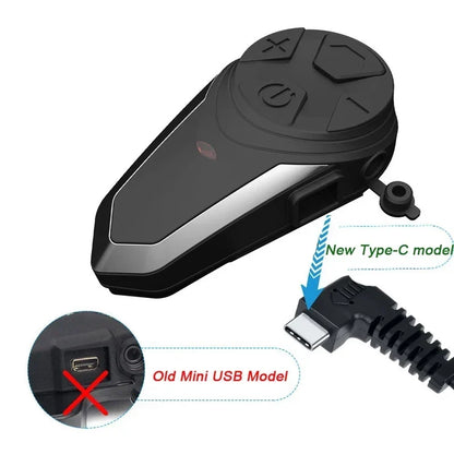Skanto | Motorcycle Helmet Bluetooth Intercom with FM & 1000m Range – RoadLink S3