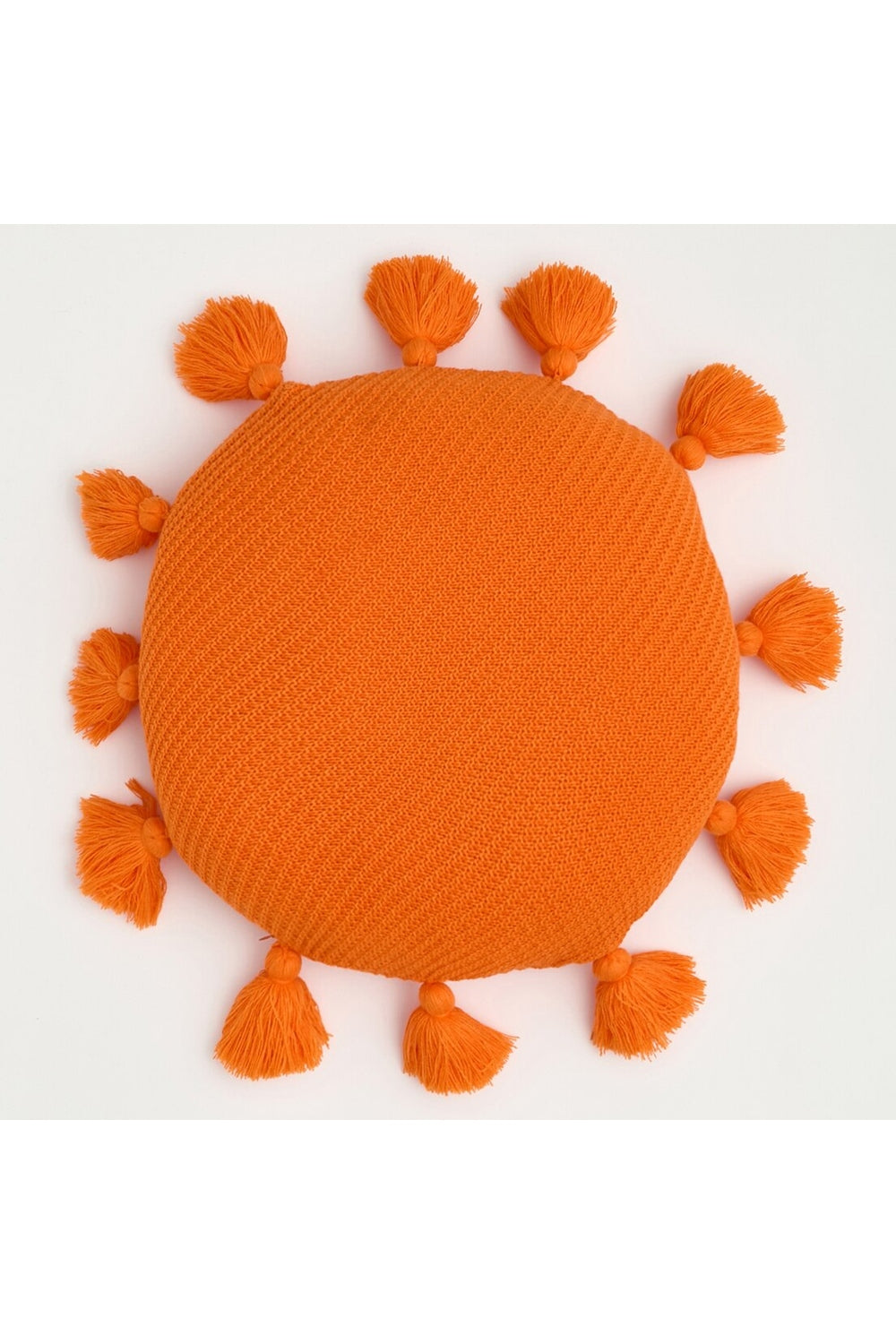 Fringe round seat cushion | Bowlift