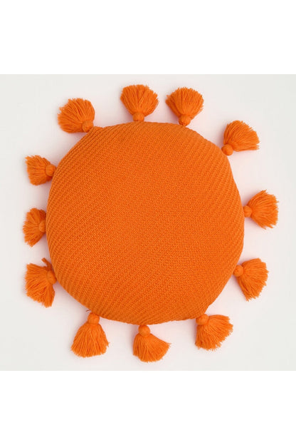 Fringe round seat cushion | Bowlift