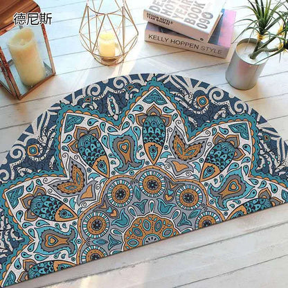 Skanto | Bohemian Non-Slip Half-Moon Doormat