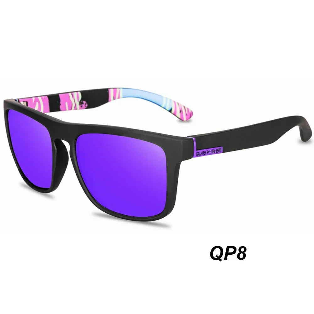 Skanto | QUISVIKER Polarized Sports Sunglasses for Men and Women – Ideal for Fishing, Camping, Hiking, and Driving – UV Protection Eyewear