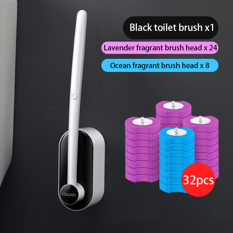 BowLift | Long Handle Disposable Toilet Brush Set