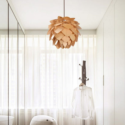 Skanto | Handmade Pinecone Wood Pendant Lamp