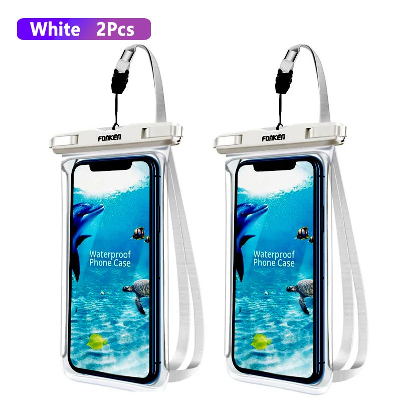 BowLift | Waterproof Smartphone Case DryVault | Full View Design | Side Accessible | With Carrying Strap