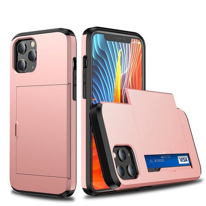 Skanto | Business Armor Slide Wallet iPhone Case