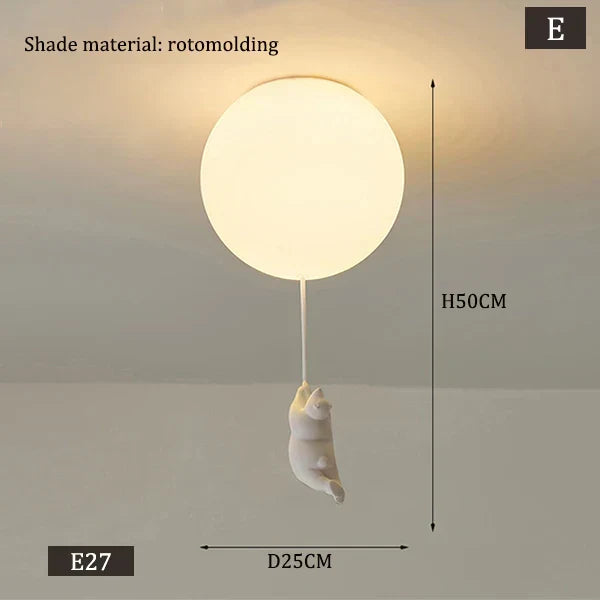 Skanto | Hanging Bear Balloons Lamp