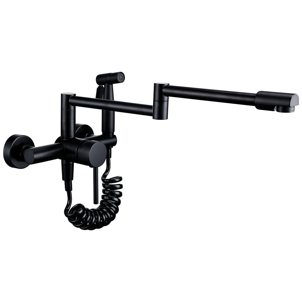 Skanto | Flexible Kitchen Faucet with Pull-Out Spray – Stainless Steel Design