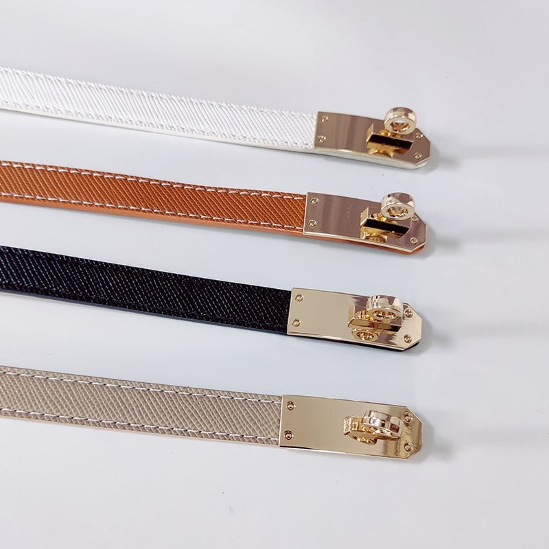 Skanto Size-Adjustable Women's Leather Belt