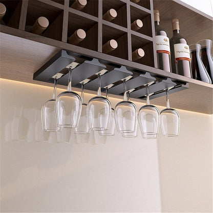Skanto | Under Cabinet Glass Organizer Rack