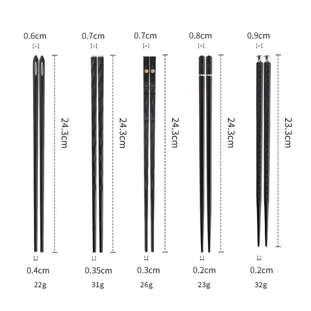 Brehn | DineLux – Luxurious Chopstick Set with Refined Designs (5 Pairs)
