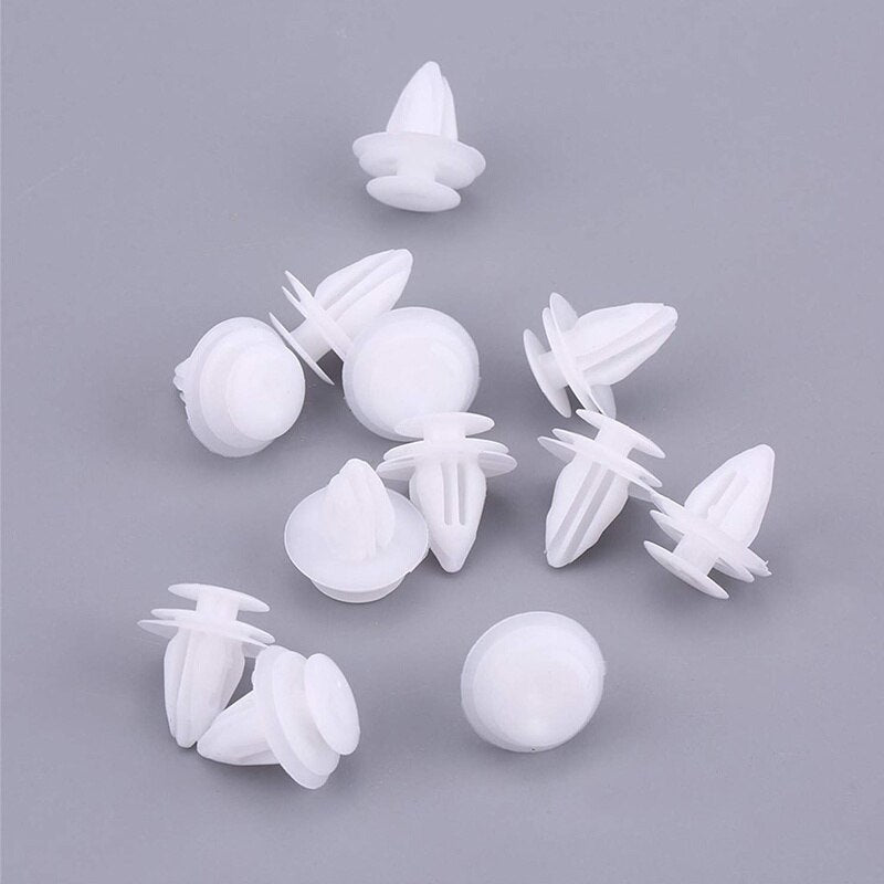 100pcs Auto Fastener Pin Rivet Bumper Car Clip Kit | Bowlift