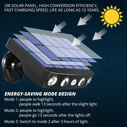 LED Solar Motion Sensor Outdoor Light | Brehn