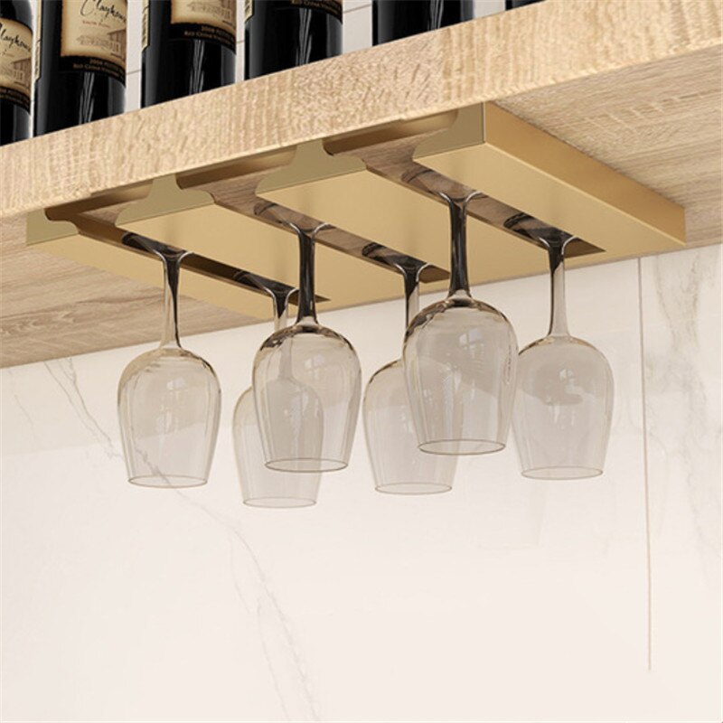 Skanto | Under Cabinet Glass Organizer Rack